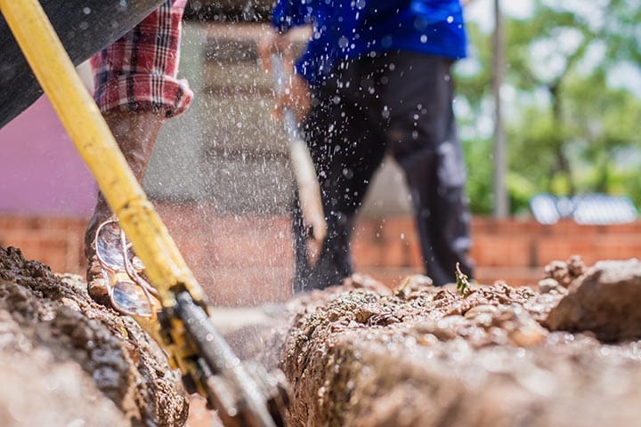 damaged water line in Upper Arlington, OH