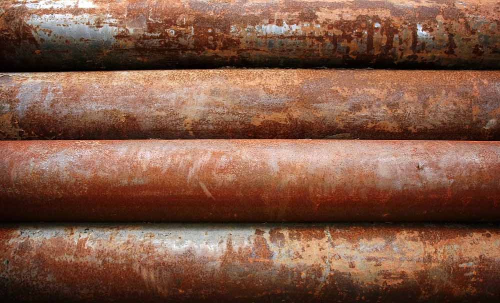 rusty metal pipe Columbus, OH
